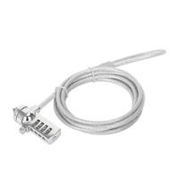 CANDADO LAPTOP /MANHATTAN/440448/COMBINACION 2.0M, 4 DIGITOS, PLATEADO CANDADO LAPTOP /MANHATTAN/440448/COMBINACION 2.0M, 4 DIGITOS, PLATEADO